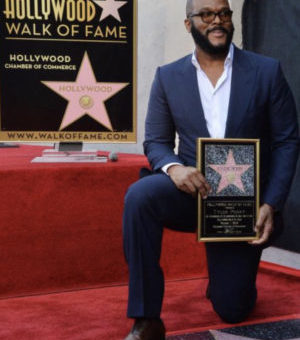 TYLER PERRY GETS STAR ON HOLLYWOOD WALK OF FAME